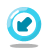 Circled Down Left Arrow