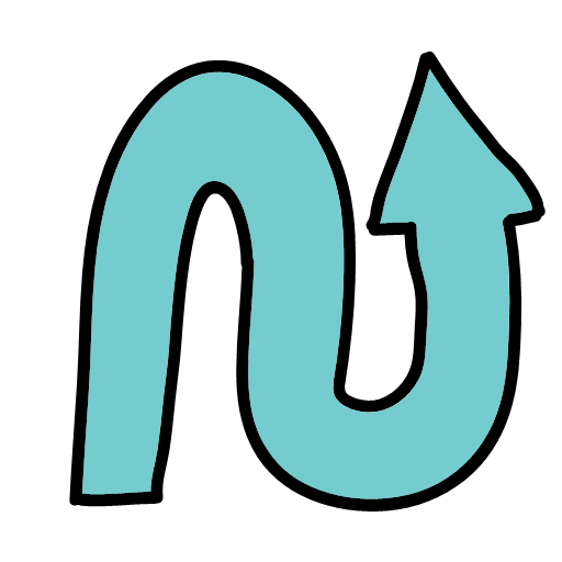 Wavy Arrow Up
