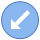 Circled Down Left