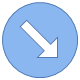 Circled Down Right
