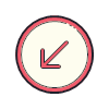 Circled Down Left 2