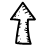 Thick Arrow Pointing Up