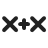 math-x-plus-x