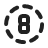circle-dashed-number-8