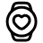 Computer Smart Watch Circle Heartbeat Monitor 1