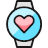 Smart Watch Circle Heart