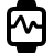 Smart Watch Square Graph Line Alternate