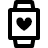 Smart Watch Square Favourite Heart