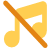 Entertainment Music Note Off 2