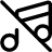 Entertainment Music Note Off 2