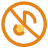 Entertainment Music Note Circle Off