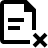 Text Document Cross Remove