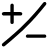 Plus Minus Sign 1