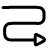 Interface Arrows Curvy Right