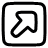 Interface Arrows Square Top Right