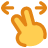 Hand Gestures Two Fingers Drag Hotizontal