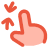 Hand Gestures Two Fingers Zoom Out