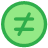 Math Not Equal Sign Circle