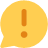 Mail Chat Bubble Oval Warning