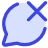 Mail Chat Bubble Oval Delete