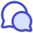 Mail Chat Two Bubbles Oval
