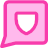 Mail Chat Bubble Square Protect