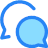 Mail Chat Two Bubbles Oval