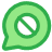 Mail Chat Bubble Oval Block