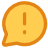 Mail Chat Bubble Oval Warning