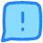 Mail Chat Bubble Square Warning