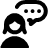 Messages People Woman Bubble Oval 1