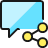 Messages Bubble Square Share