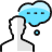 Messages People Man Bubble