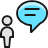 Messages People User Bubble Circle