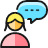 Messages People Woman Bubble Oval 1