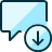 Messages Bubble Square Download
