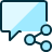 Messages Bubble Square Share