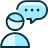 Messages People Man Bubble Oval 1