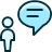 Messages People User Bubble Circle