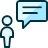 Messages People User Bubble Square
