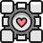 Video Game Logo Companion Cube